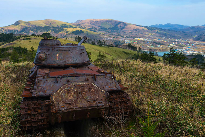 Abandoned tanks